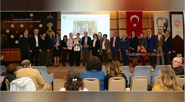Yılın Kadını Ödülü Suna Kıraç'a