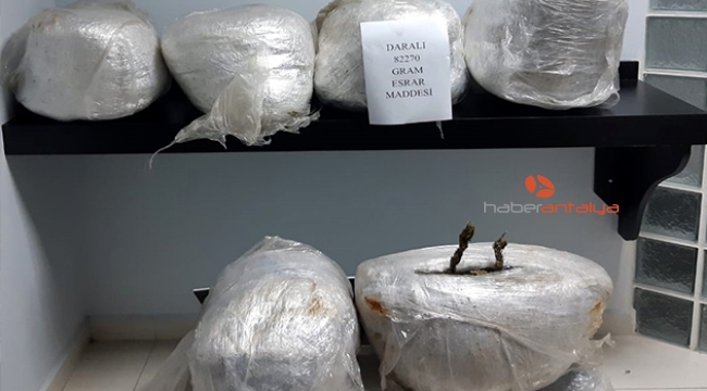 Antalya'da uyuşturucu operasyonları: 14 tutuklu