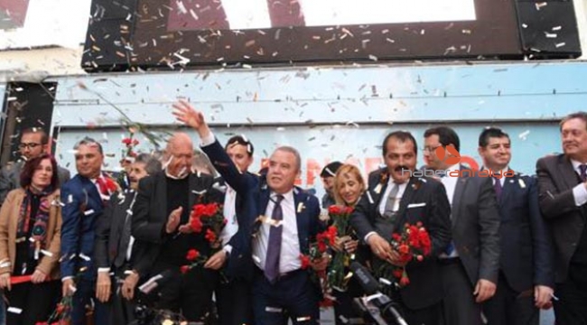 Başkan Böcek Kumluca'da seçim ofisi açtı 