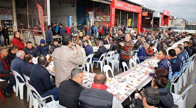 Başkan Genç, sanayi esnafına misafir oldu 