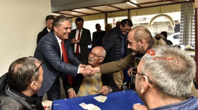 Başkan Uysal'ın seçim ziyaretleri
