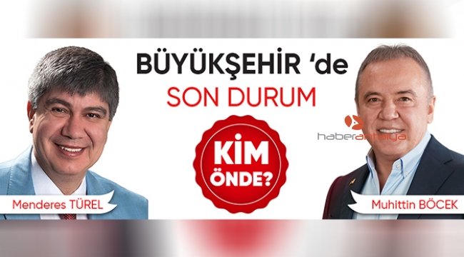 Büyükşehir'de son durum ! Sandıkların %99'u açıldı...