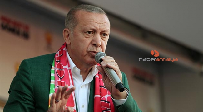 Erdoğan Antalya’da