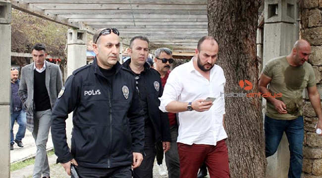 İhale sonrasında polis tabanca çekti iddiası