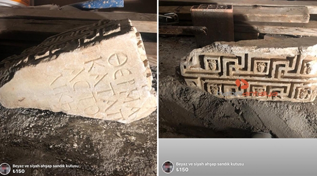 İnternetten 150 liraya satılık 'tarih'