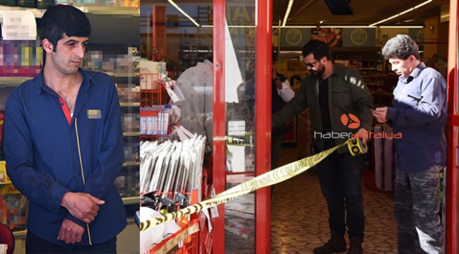Marketten bebek sütü ve mama çalarken yakalandı, kasiyere saldırdı