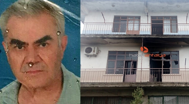 Yangında dumandan boğuldu