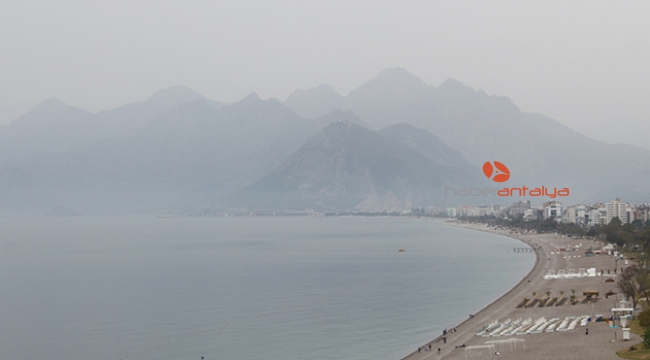 Antalya'da toz taşınımı uyarısı