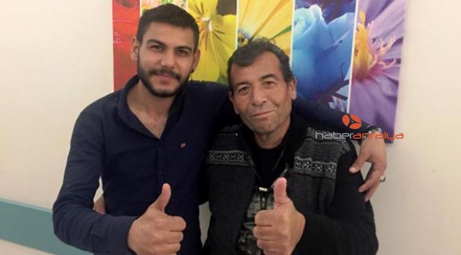 Asker oğlunun karaciğeriyle hayata tutundu 