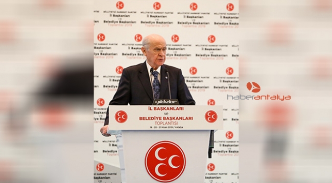 Bahceli Antalya Da Partisinin Il Binasini Acti Antalya Haberleri