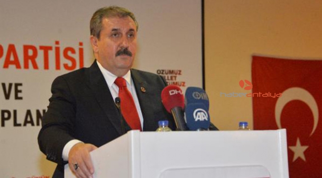Destici: Cinsel istismarcılar ve teröristler için idam istiyoruz