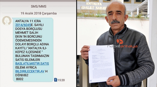 İcra mesajını akrabalarına gönderen avukatı şikayet etti