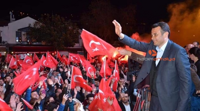 Kaş’ta Ulutaş kazandı 