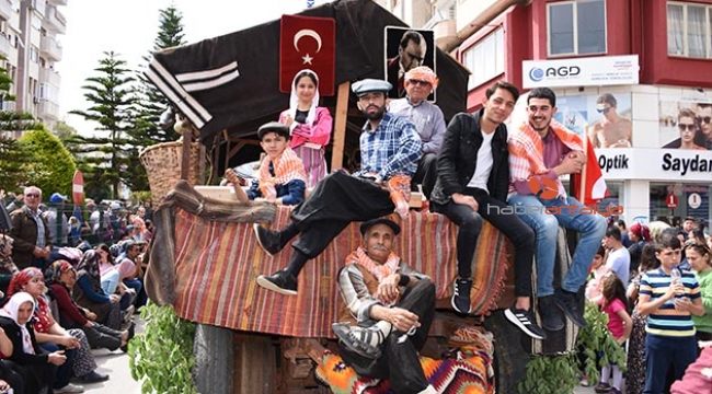 Kumluca'da Yörük göçü canlandırıldı