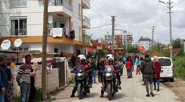 Mahallede gözaltı gerginliği 