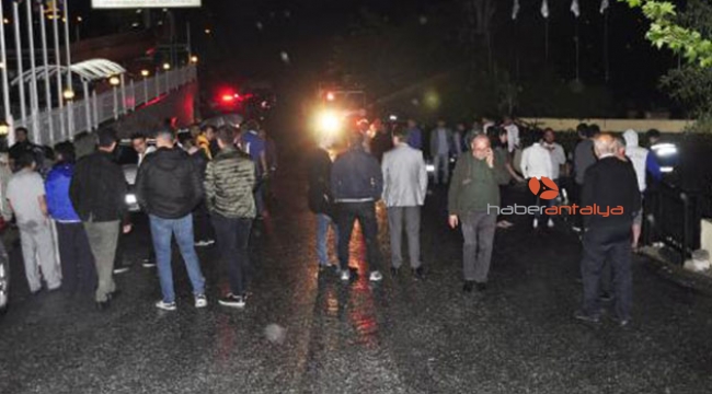 Otelde çıkan yangın panik yarattı 