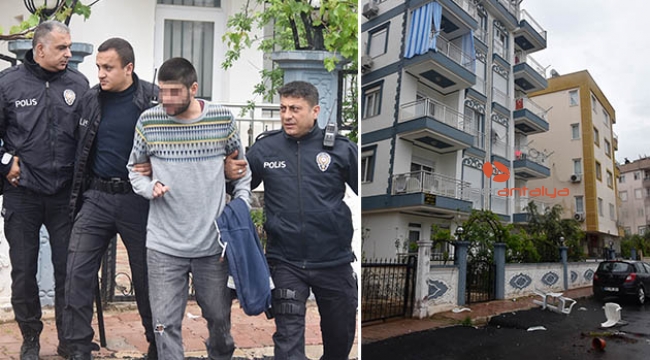 Sinir krizi geçirince eşyaları balkondan attı   