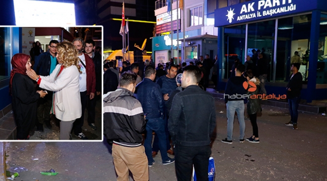 Sonuca ağlayan seçmeni, AK Parti'li başkan adayı teselli etti