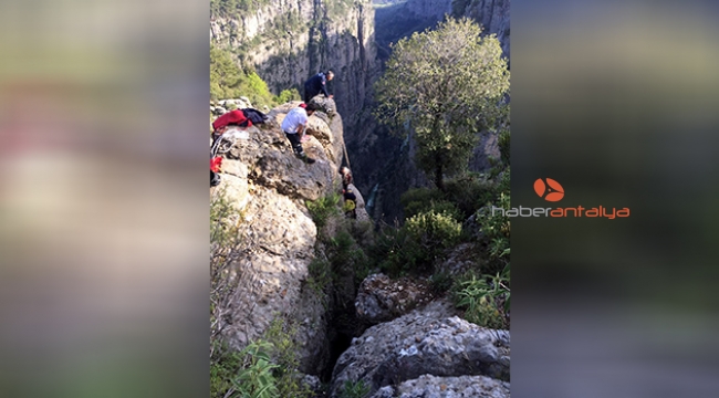 Tazı Kanyonu'ndan düştü