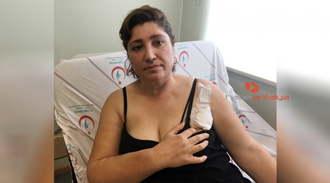 Tiroit bezini koltukaltından çıkardılar   