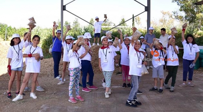Antalya'da 'Lider Çocuk Tarım Kampı' 2. gününde