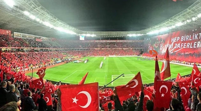 Antalya'da milli heyecan