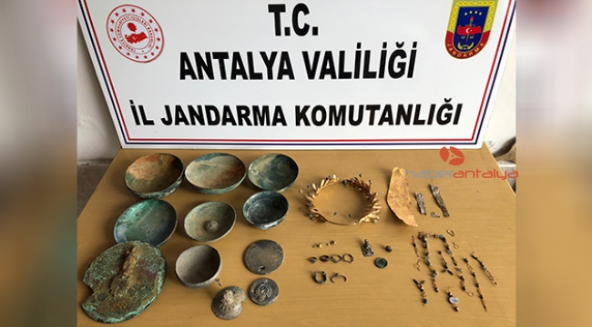 Antalya’da tarih eser operasyonu