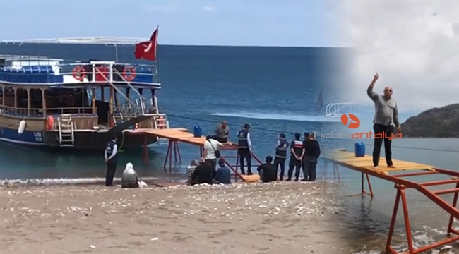 Benzin bidonlu çakmaklı iskele eylemi 
