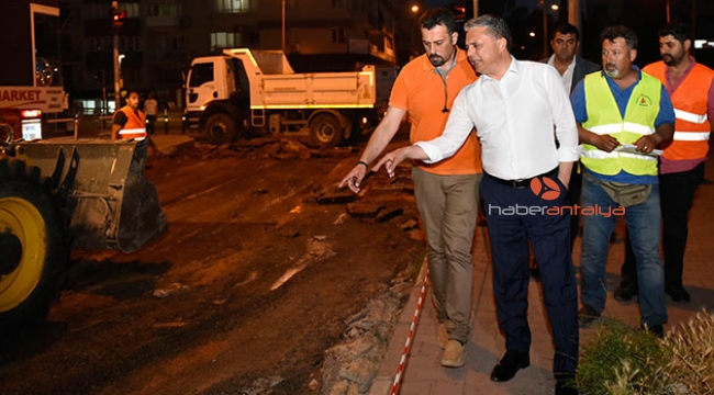 Gece yarısı asfalt yeniliği 