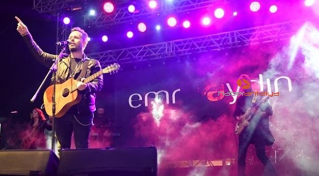 Konyaaltı’nda Emre Aydın ile bayram coşkusu