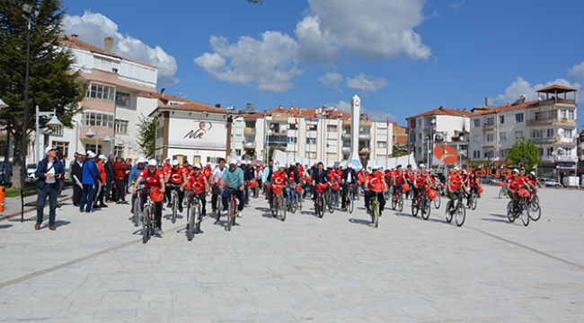 Korkuteli’nde 100’üncü Yıl Şehir İçi Bisiklet Turu