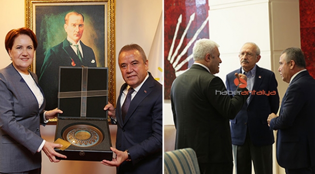 Muhittin Böcek CHP ve İYİ Parti Başkanlarını ziyaret etti