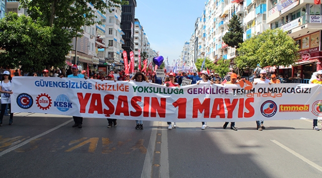 Şölen havasında 1 Mayıs