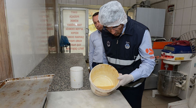 Zabıta, pastane ve fırınları denetledi