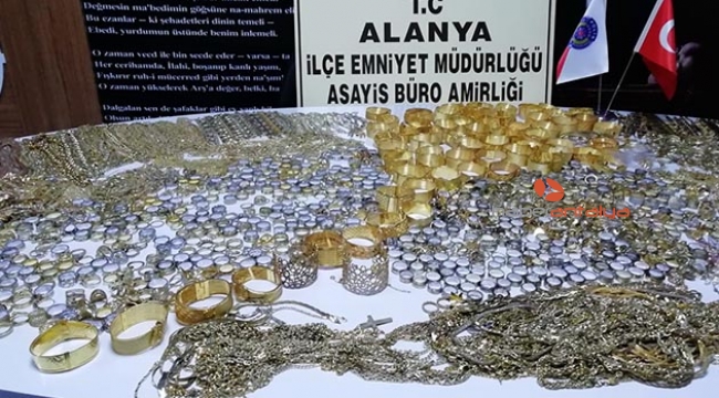 20 kilo sahte ziynet eşyası ele geçirildi
