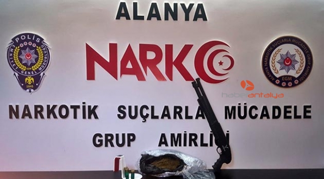 Alanya’da uyuşturucu operasyonu