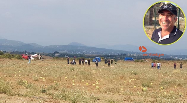 Antalya'da eğitim uçağı düştü 