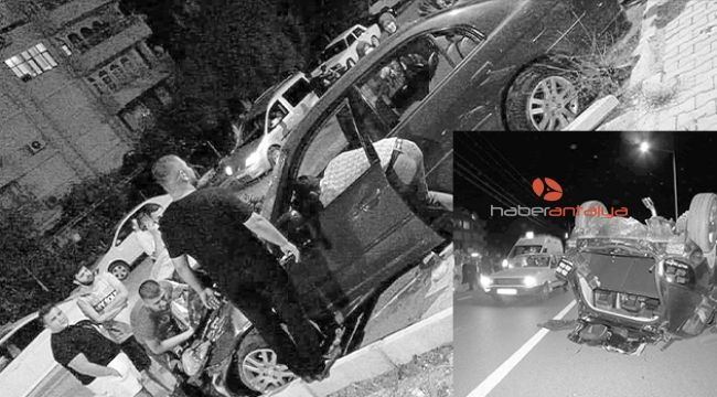 Antalya'da zincirleme kaza