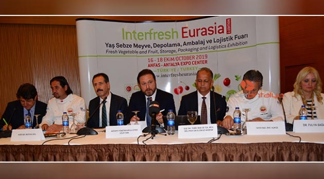Antalya İnterfresh Eurasia Fuarı'na hazırlanıyor
