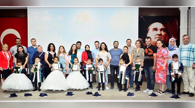 Antalya OSB Gündüz Bakım Evinde mezuniyet sevinci
