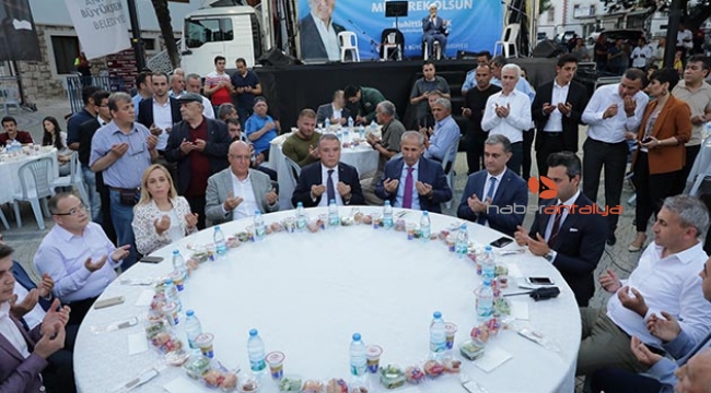 Başkan Böcek: "Elmalı'da çok güzel işler yapacağız, çalışmalar sürüyor"