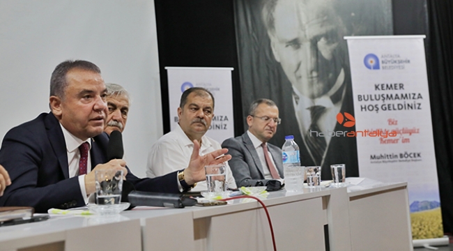 Başkan Böcek: "Kemer'de arıtma problemi olmayacak"