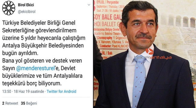 Birol Ekici'ye önemli görev