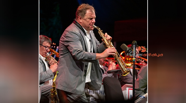 Caz festivalinde “Igor Butman ve Moskova Caz Orkestrası” sahne aldı