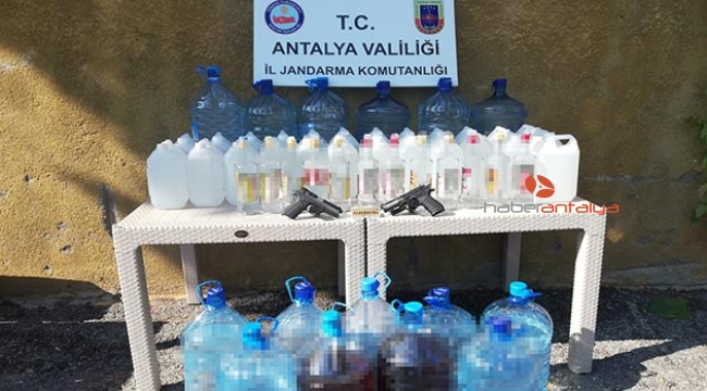 Otelde kaçak içki üretilidi!