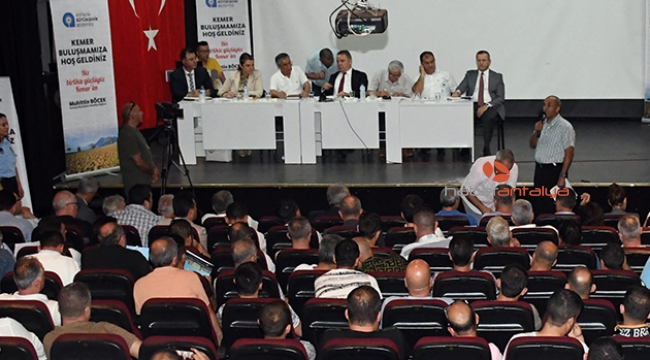 Vali Karaloğlu, Kemer'in imar problemine el attı!