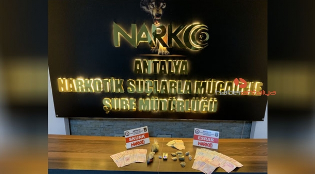 Antalya'da uyuşturucu operasyonları !