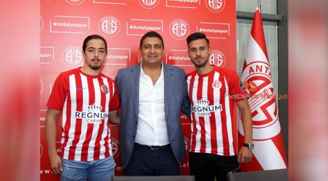 Antalyaspor’da 2 imza birden
