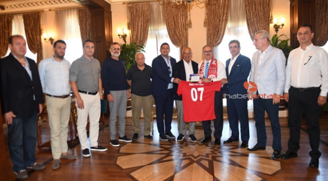 Antalyaspor Derneği yeni yönetiminden ziyaret turu