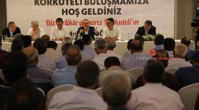 Başkan Böcek: "Hatırla gönülle yatırım olmayacak" 